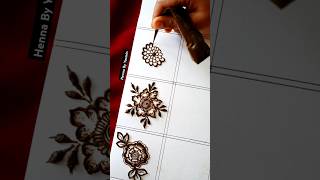 Defferent Types Of Flowers For Beginners shorts mehndimehandiHennabyyasmin786 henna henna [upl. by Felix608]