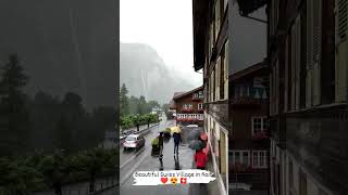 Beautiful Switzerland Village and Swiss Alps  Switzerland Tour Shorts WhatsappStatus Switzerland [upl. by Adnahcal]