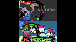 FNF  NONHEROES  No Hero  No Mercenary Mashup [upl. by Paza25]