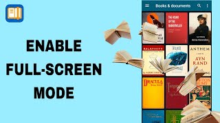 How To Enable And Turn On FullScreen Mode On ReadEra App [upl. by Eyeleen451]