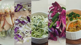 5 Easy Cabbage Salads To Spice Up Your Meals 🥗 [upl. by Everrs169]