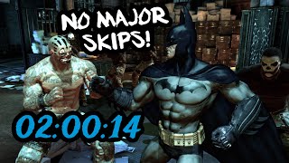 PR Batman Arkham Asylum Speedrun No Major Skips in 020014 [upl. by Nodnelg193]