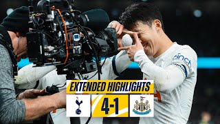 TOTTENHAM HOTSPUR 41 NEWCASTLE UNITED  PREMIER LEAGUE EXTENDED HIGHLIGHTS [upl. by Atews523]