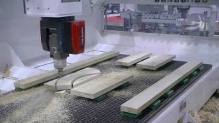 5 Axis Making Architectural Door Frames [upl. by Aicener]