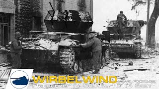 Rare WWII Wirbelwind Footage Flakpanzer IV [upl. by Eidnar]