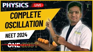 COMPLETE OSCILLATIONS  ALL CONCEPTS  TRICKS  Class 11 physics  NEET 2024  RIYAZ ANNA 🤩 [upl. by Ahsiemak]