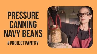 Project Pantry  Pressure Canning Navy Beans  No Soak Method [upl. by Doggett]