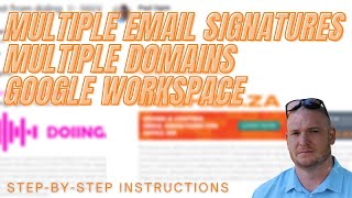 Multiple Exclaimer Signatures on Multiple Domains in Google Workspace [upl. by Alie208]