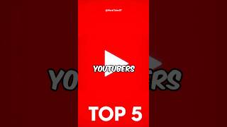 Top 5 Youtubers revealed 🌎  Who’s Your Favorite [upl. by Namzed663]