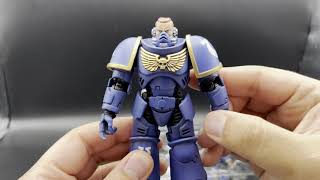 JoyToy Warhammer 40K Ultramarines Hellblasters Brother Paxor [upl. by Madelina]