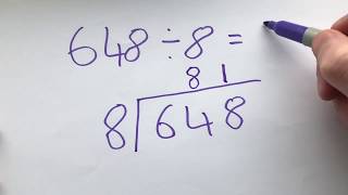 How to divide using short division  the Bus Stop Method [upl. by Divine]