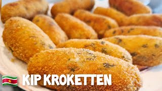 Surinaamse kip kroket receptSurinamese Chicken croquettes recipe [upl. by Nallac]