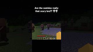 Scary zombies minecraft minecraftshorts minecraftmemes shorts funny memes gaming meme fyp [upl. by Odo304]