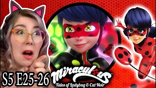 THE FINAL DAY  Miraculous Ladybug S5 E2526 REACTION  Zamber Reacts [upl. by Naeerb]