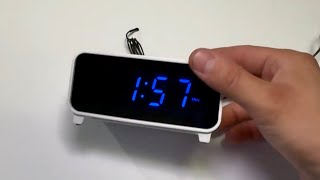 Emerson SmartSet Alarm Clock Radio Unboxing amp Setup CKS1500 [upl. by Moraj]