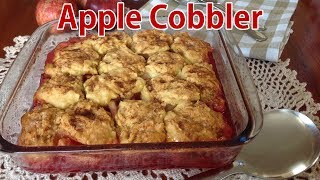 Vegan Apple Cobbler Recipe [upl. by Nahtan]