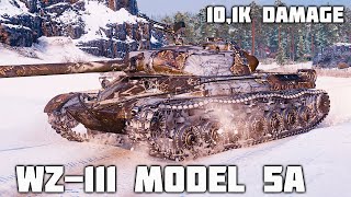 WZ111 model 5A WoT – 5Kills 101K Damage [upl. by Hulbert]