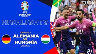 HIGHLIGHTS  Alemania vs Hungría  UEFA EURO 2024  J2  TUDN [upl. by Attebasile]