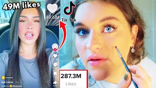 COPYING LEAH HALTON MAKE UP TO GO VIRAL Challenge By The Norris Nuts [upl. by Ojimmas26]