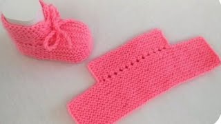 New Knitting PatternDesign For Baby BootiesBaby Jutti21आसान तरीके से बनाये बेबी बूटीज़ [upl. by Hajidahk]