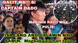 OMG NAALARMA ANG MGA PNP CAPTAIN DADO PINARINGAN ANG MGA PNP NA DUMATING [upl. by Austreng776]