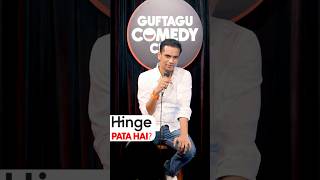 Hinge Pata Hai  Crowd Work Stand Up Comedy By Vikas Kush Sharma shorts standupcomedy [upl. by Rochelle]