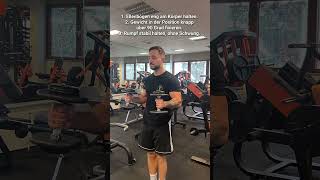 Isometrische Hammercurls Tutorial FDLC gym motivation coaching [upl. by Leseil336]