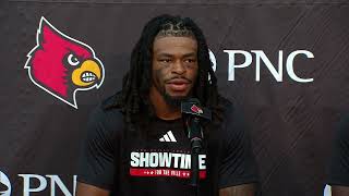 Louisville DL Tramel Logan amp Ramon Puryear recap the season opener win vs Austin Peay [upl. by Arlon]