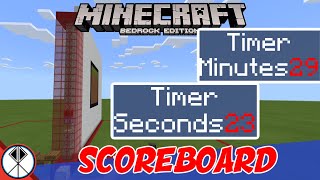 Minecraft SCOREBOARD TIMER Command BedrockMCPEXbox [upl. by Holmann818]