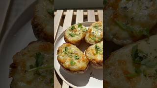 Cheesy Twice Baked Potato potato potatorecipe shortsfeed easyrecipe [upl. by Gabbert]