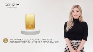 Anonym Gold kaufen  Tafelgeschäft  2023  Einfach Gold [upl. by Arlyne]