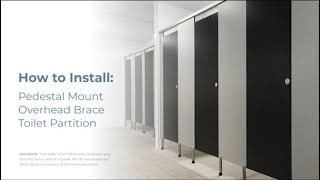 How to Install Toilet Partitions [upl. by Atok]