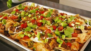 How To Make The Best Nachos Ever  Delish [upl. by Allerus]