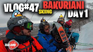 VLOG47 BAKURIANI 2020 SKIING x SNOWBOARDING ვლოგი ბაკურიანიდან სრიალი მეგობრებთან ერთად [upl. by Bronson]