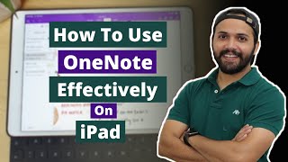 How To Use OneNote Effectively On iPad in Hindi  Microsoft OneNote [upl. by Luise]