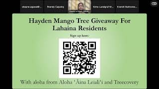 Lahaina Homeowners Webinar on August 29 2024 [upl. by Brink508]