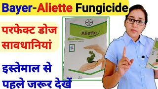 Bayer Aliette Fungicide  how to use aliette fungicide  aliette fungicide dose  Fosetyl Al 80 wp [upl. by Aylmer740]