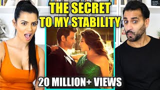 THE SECRET TO MY STABILITY  Hrithik Roshan  Jacqueline Fernandez  REACTION [upl. by Eul]