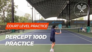 Yonex Percept 100D Court Level Practice [upl. by Zoie]