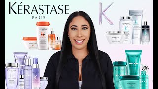 KERASTASE HAIR CARE THE DIFFERENCE BETWEEN THE LINES amp WHICH ONE IS RIGHT FOR YOU  JENIFER LARSON [upl. by Llerrot156]