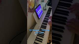 Ed Sheeran  Thinking Out Loud piano [upl. by Yengac760]