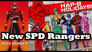 New SPD Power Rangers  Deka Ranger  Fire Squad Red Ranger  Female SPD Blue [upl. by Maddox]