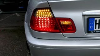 BMW E46 Cabrio LED Rückleuchten Einbauen Anleitung auf Deutsch TUTFHDHQGER [upl. by Camfort769]