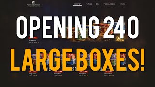 World of Tanks Opening 240 Premium Christmas Boxes [upl. by Middendorf]