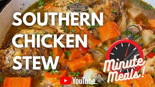 How to make Southern Chicken Stew ⏰ One Minute Recipe [upl. by Maller]