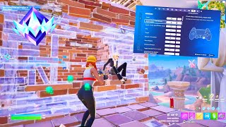 UPDATED BEST Controller Settings For Faster Edits  AIMBOT Fortnite Chapter 5 PS5XBOXPC [upl. by Assiluy592]