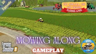 MOWING ALONG  Kleines Land Gameplay Episode 20  Farming Simulator 19 [upl. by Dessma]