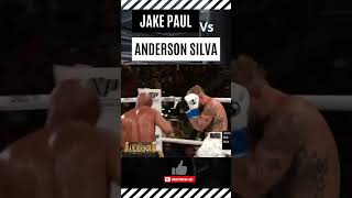 🥊Jake Paul x Anderson Silva boxe🥊 shorts boxe tyson [upl. by Noirod]