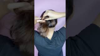 Hair Trick  Ponytail without using pin or rubber band [upl. by Ynamreg]