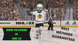 HOW TO SCORE IN NHL 22 Key Guide [upl. by Dawaj]